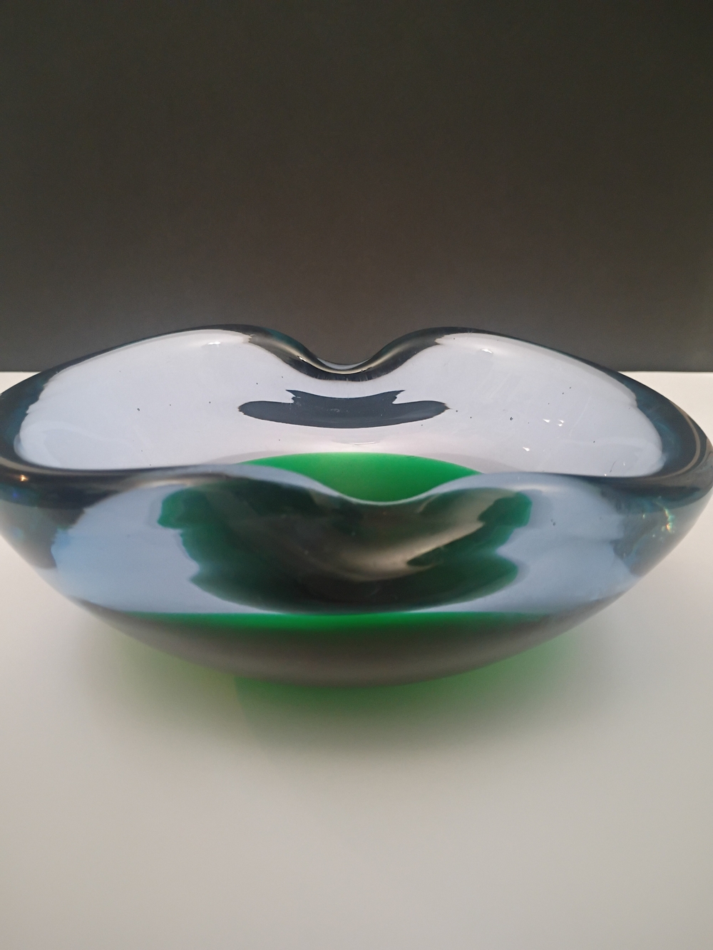 Murano Art Glass Bowl Mid Century